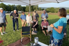 KX4KM demonstrating how to chase the satellites (birds)